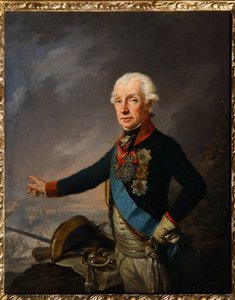 Portret marszałka generalissimusa księcia Aleksandra Suworowa (1729-1800). (Portret feldmarszałka generalissimusa księcia A. Suworowa). Obraz Josefa Kreuzingera (1757-1829), olej na płótnie autorstwa Josef Kreuzinger