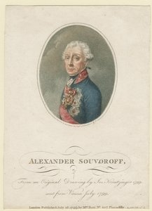 Portret feldmarszałka generalissimusa księcia Aleksandra Suworowa 1729–1800, 1799 autorstwa Josef Kreuzinger