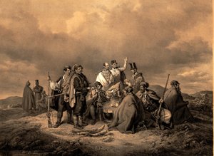 Bivouc Kriehuber Litho autorstwa Josef Kriehuber
