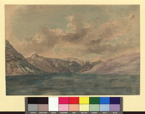 Jezioro Traunsee autorstwa Josef Kriehuber