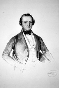 Friedrich Grimschitz Litho autorstwa Josef Kriehuber