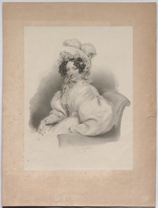 Gabrielle Auersperg, z domu Lobkowitz autorstwa Josef Kriehuber