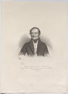 Karl Friedrich Burdach; królewski pruski radca dworu i medycyny oraz profesor w Królewcu autorstwa Josef Kriehuber