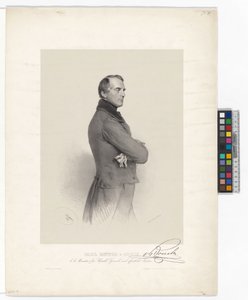 Karl Ludwig baron von Bruck autorstwa Josef Kriehuber