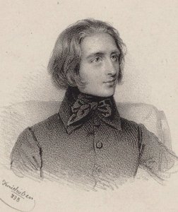 Portret kompozytora Franciszka Liszta 1811-1886, 1838.