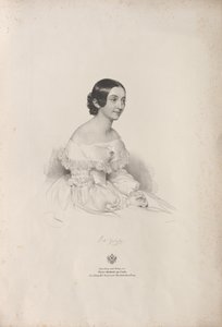 Portret śpiewaczki operowej Rity Gabussi 1810-1891, 1840.