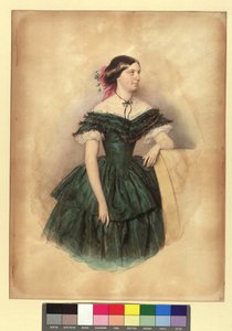 Violetta von Schmerling, z domu Bienerth autorstwa Josef Kriehuber