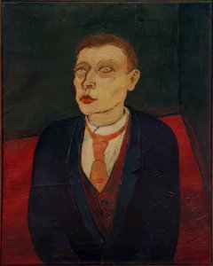 Niewidomy mężczyzna autorstwa Josef Scharl
