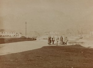 Album "Moja wojna światowa - wspomnienia Frontu Południowo-Zachodniego w Karyntii, Włochy, Trentino-Górna Adyga) 31.03.1915-12.11.1918 - Wiedeń Josefa Zohlego": Santa Giustina (b/w photo) autorstwa Josef Zohles