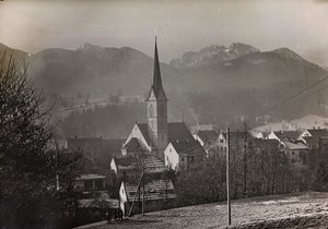 Album "Moja wojna światowa - wspomnienia frontu południowo-zachodniego w Karyntii, Włochy, Trentino-Alto Adige) 31.03.1915-12.11.1918 - Wiedeń Josefa Zohlego": widok Hermagor-Pressegger autorstwa Josef Zohles
