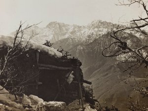Album "Moja wojna światowa - wspomnienia Frontu Południowo-Zachodniego w Karyntii, Włochy, Trentino-Alto Adige) 31.03.1915-12.11.1918 - Josef Zohles Wiedeń": wojskowy uchodźców w Brisia ( autorstwa Josef Zohles