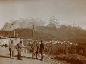Album "Moja wojna światowa - wspomnienia Frontu Południowo-Zachodniego w Karyntii, Włochy, Trentino-Górna Adyga) 31.03.1915-12.11.1918 - Josef Zohles Wien": żołnierze austriaccy we Włoszech autorstwa Josef Zohles