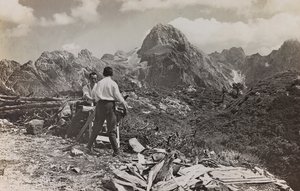 Album Meine weltkriegs - Erinnerungen front południowo-zachodni (Karyntia, Włochy, Południowy Tyrol) (Moja wojna światowa - wspomnienia Frontu Południowo-Zachodniego w Karyntii, Włochy, Trentino Alto Adige) 31 III 1915 autorstwa Josef Zohles
