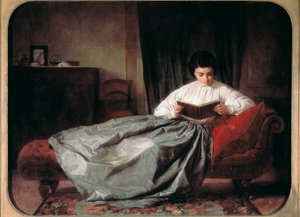 „„ Powtórka albumu (?) ”” Obraz Josepa Durana i Riery (1849-1928). 1872. Barcelona, Narodowe Muzeum Sztuki Katalonii. autorstwa Josep Duran Riera