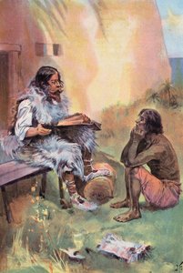 Robinson Crusoe: Uczę Friday (kolor lito)