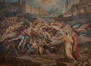 Dante i Virgil w Drugim Kręgu Piekła, 1823.