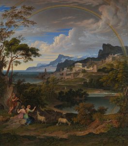 Heroiczny krajobraz z tęczą, 1824.