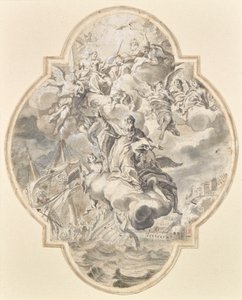 Apoteoza św. Mikołaja autorstwa Joseph Antony Adolph