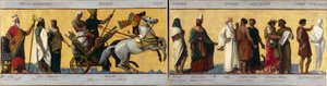 Okres hebrajski, okres fenicki: Szkic salonu szkoły dla chłopców przy rue Dombasle autorstwa Joseph Aubert