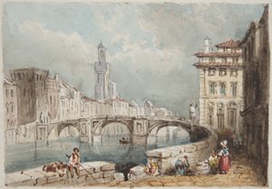 Florencja, wklejona do Thomas Moodys Journal z wycieczki po Szwajcarii i Włoszech, 1822 (wc na papierze)