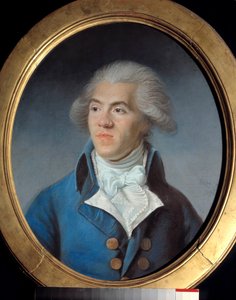 Portret Antoine Pierre Joseph Marie Barnave, prawnik, postać rewolucji francuskiej (1761-1793). Pastel Josepha Boze (1744-1826)