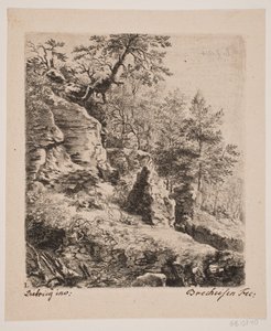 Skalisty krajobraz autorstwa Joseph Brecheisen