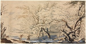 Merkury i Argos autorstwa Joseph Brett