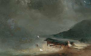 księżycowe jezioro autorstwa Joseph Brunner