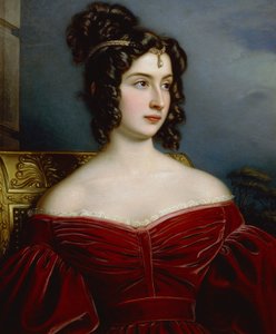 Portret Marchesy Marianny Florenzi autorstwa Joseph Carl Stieler
