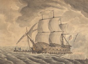 Statek-śmieci zatrudniony przeciwko Gibralterowi. Pojedynczy statek-śmieci autorstwa Joseph Cartwright