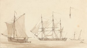 Escuna, Corveta e Pesca Smackpolish autorstwa Joseph Cartwright