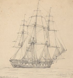 Pojedyncza fregata, rufa do przodu 1813