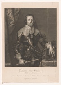 Portret van Francesco Tommaso van Savoye, prins van Carignano autorstwa Joseph Caspar