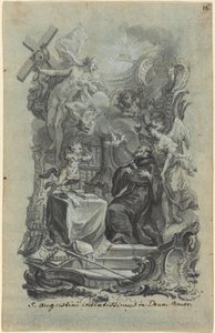 Gorliwa miłość do Boga św. Augustyna autorstwa Joseph Christ