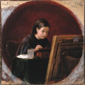 Portret Christiny Mary Clark, ok. 1860 (olej na płótnie) autorstwa Joseph Clark