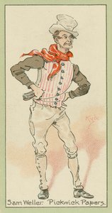 Sam Weller, Pickwick Papers (kolorowa litografia)