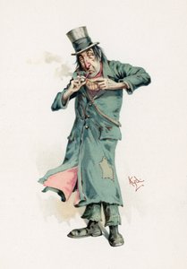 Codlin, ilustracja z „Szkiców postaci Karola Dickensa”, ok. 1890 r. autorstwa Joseph Clayton Clarke