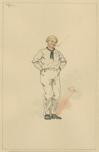 Szynka Peggotty, ok. 1920 (pióro i atrament z toaletą na papierze) autorstwa Joseph Clayton Clarke