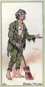 Jo. z „Ponurego domu” Charlesa Dickensa, 1923 autorstwa Joseph Clayton Clarke