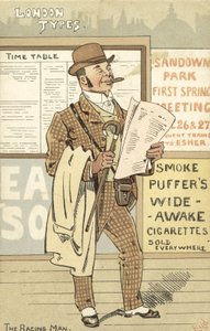 Typy londyńskie, wyścigowiec autorstwa Joseph Clayton Clarke