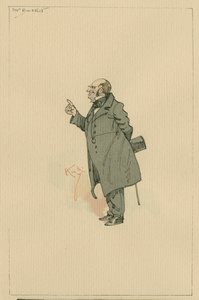 Mr Bucket, ok. 1920 (pióro i atrament z toaletą na papierze) autorstwa Joseph Clayton Clarke