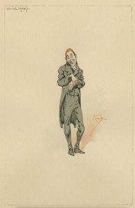 Uriah Heep, ok. 1920 (pióro i atrament z toaletą na papierze) autorstwa Joseph Clayton Clarke