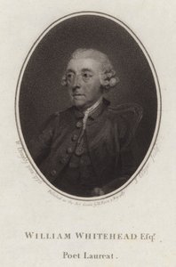 William Whitehead, angielski poeta i dramaturg (rycina) autorstwa Joseph Collyer