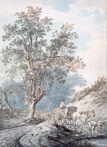 Wóz i koń, XVIII wiek. autorstwa Joseph Constantine Stadler