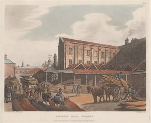 Targ Leadenhall, 1 stycznia 1809 r., 1 stycznia 1809 r. autorstwa Joseph Constantine Stadler