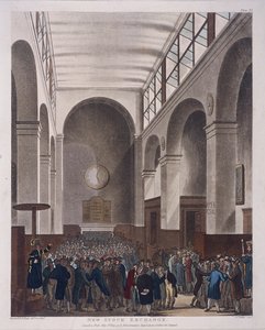 Giełda Papierów Wartościowych, Bartholomew Lane, Londyn, 1809