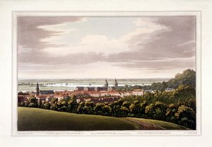 Widok na Greenwich, Londyn, 1795 autorstwa Joseph Constantine Stadler