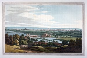 Widok czytania z Caversham, Berkshire, 1793 autorstwa Joseph Constantine Stadler