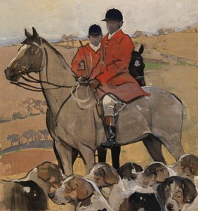 Spotkanie (gwasz na płótnie) autorstwa Joseph Crawhall