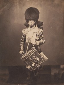 Perkusista gwardii grenadierów, ca. 1856.